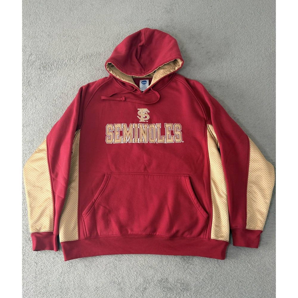 Florida State Seminoles Hoodie Sweatshirt Mens XL Red NCAA Football Pullover